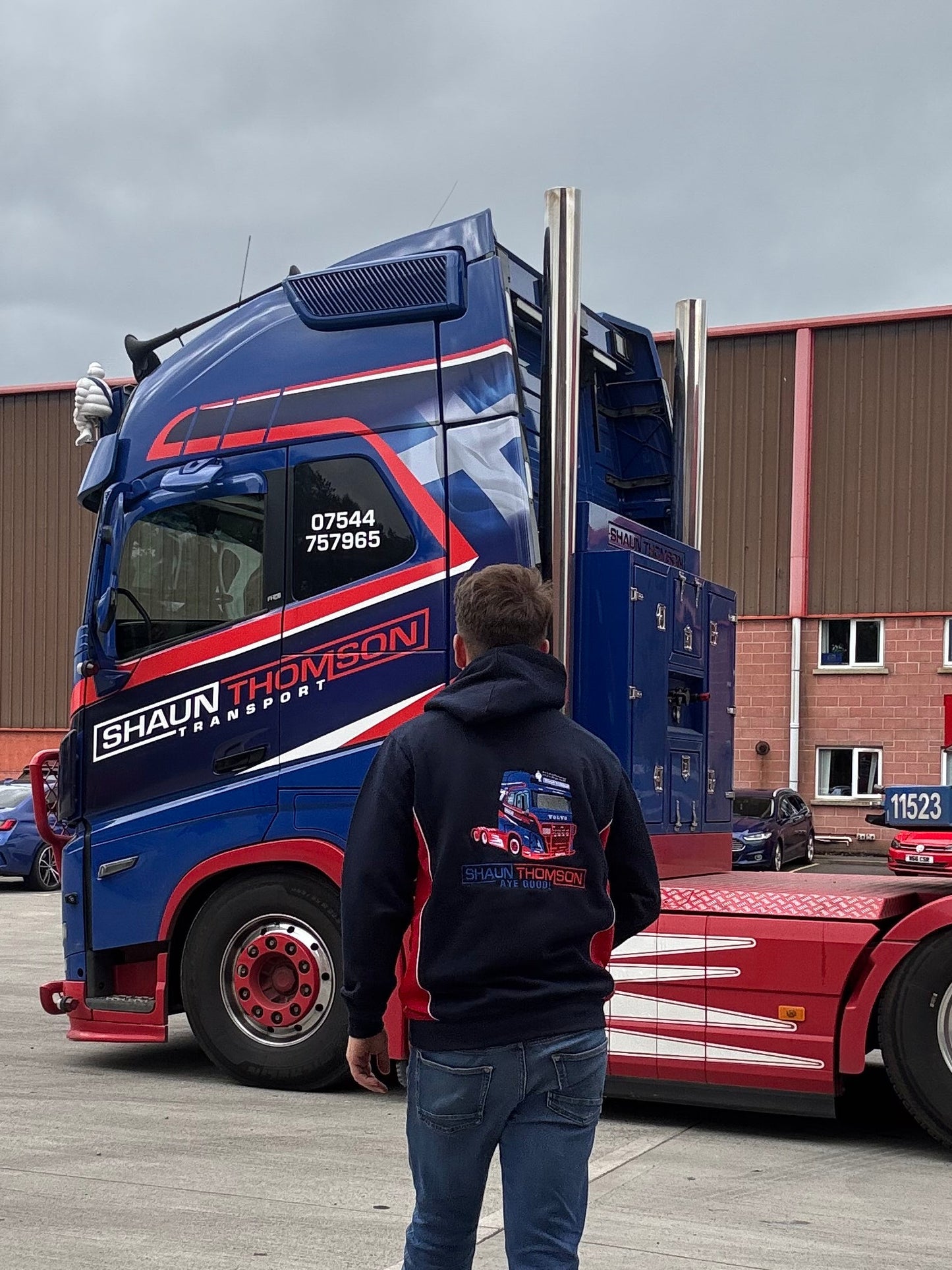 The Shaun Thomson Truck Hoodie! Embroidered!